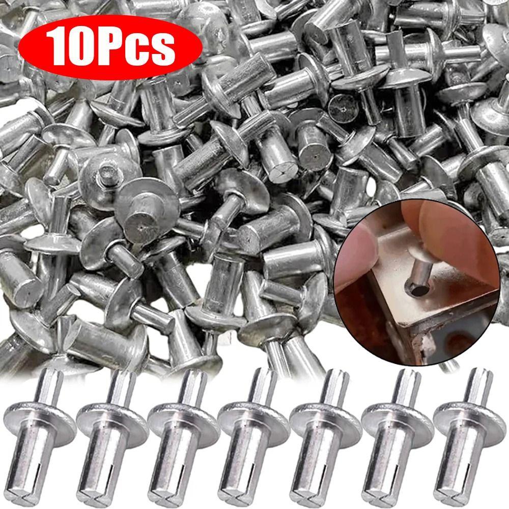 10Pcs Fixing Tool Tapping Expansion Screws Head Percussion Expansion Nails New Expansion Rivets