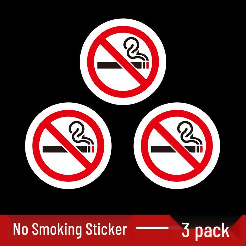 No Smoking Sticker for Car & Home - Prohibitive Warning Sign