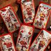 6pcs Traditional New Year Red Envelopes Cartoon Gifts Packing Bags  Wedding Birthday