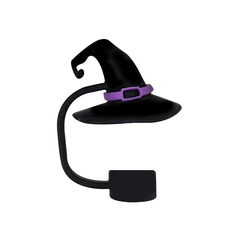 

Соломенная декоративная крышка от пыли на Хэллоуин из пищевого силикона 10 мм, пылезащитная заглушка от пыли в форме мультфильма из соломы