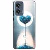 For Moto Edge 50 Fusion Case Silicone Space Animal TPU Soft Black Cover For Motorola Edge 50 Fusion Cases 50Fusion Cool TPUCover