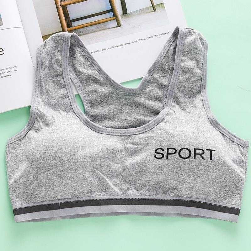 Racerback Milk Silk Sports Bra with Sponge Pads
