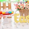 100/200Pcs Cute Mini Resin Bunnies Miniature Figures 3D Little White Rabbit Ornament Micro Landscape Dollhouse Decoration Diy