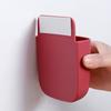 1Pcs Wall Mounted Storage Box Mobile Phone Plug Holder Stand Rack Remote Control Storage Organizer Case For Air Conditioner