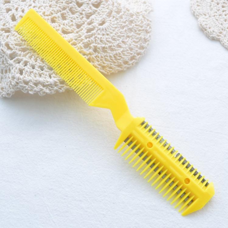 1 pettine per tagliare i capelli spazzole per capelli con lame da rasoio tagliacapelli strumenti per sfoltire pettine per parrucchiere salone di bellezza strumento per lo styling pettine