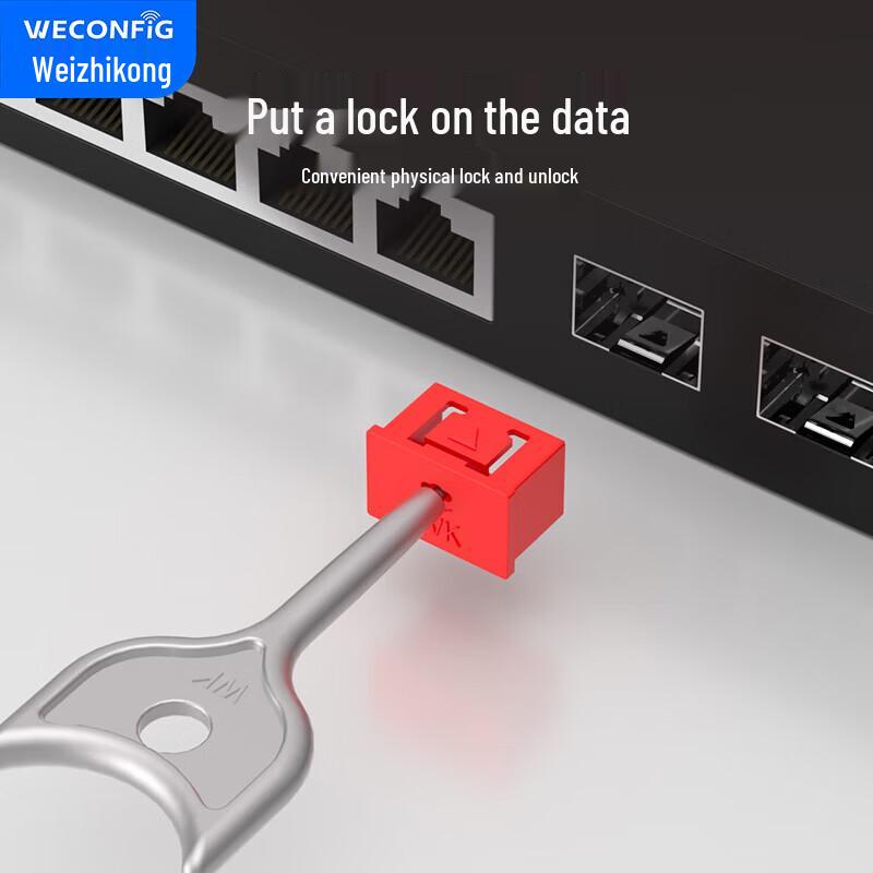 WECONFIG SFP Port Security Lock