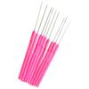 2PCS Plastic Handle Knitting Hooks Micro Hook Hook Needles  for Making Dreadlock