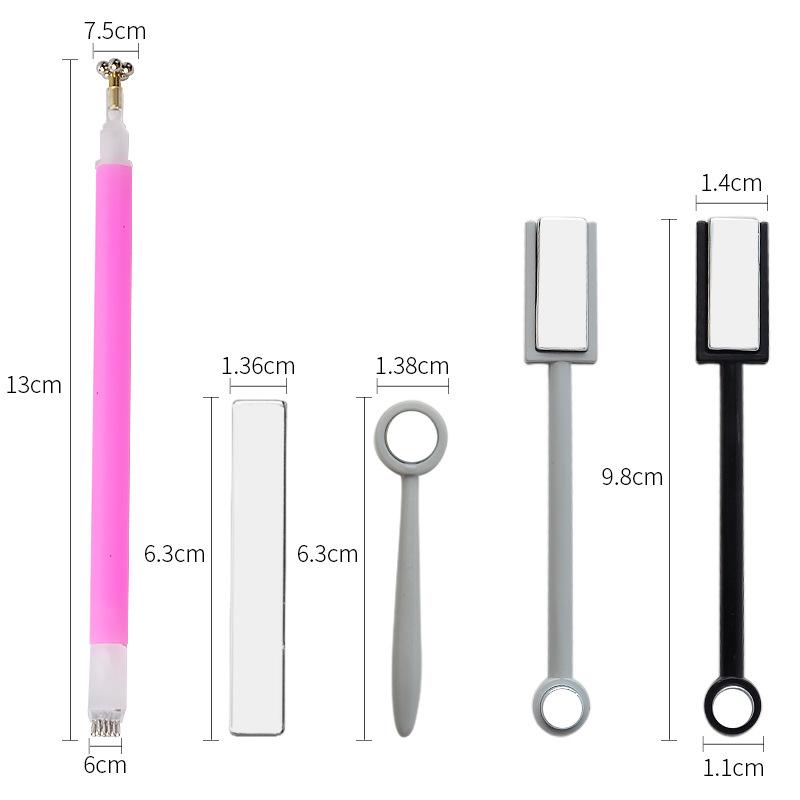 Cat Eyes Magnet Stick Magnet Pen Nail Manikure Tool For Cat Eye Gel Polish Nail Art 3D Design obtisku se speciálním magnetickým efektem
