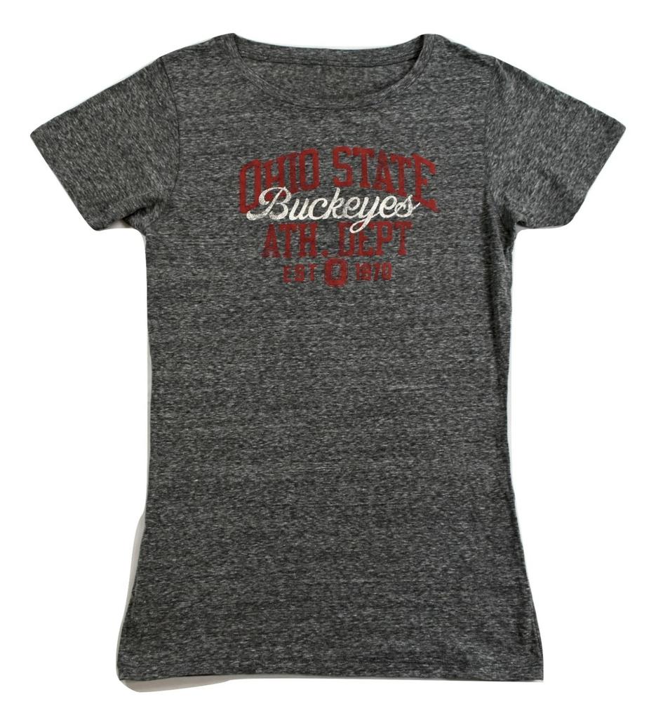 J America Junioren Ohio State Buckeyes Ath. Abt. Graues Hemd Neu M