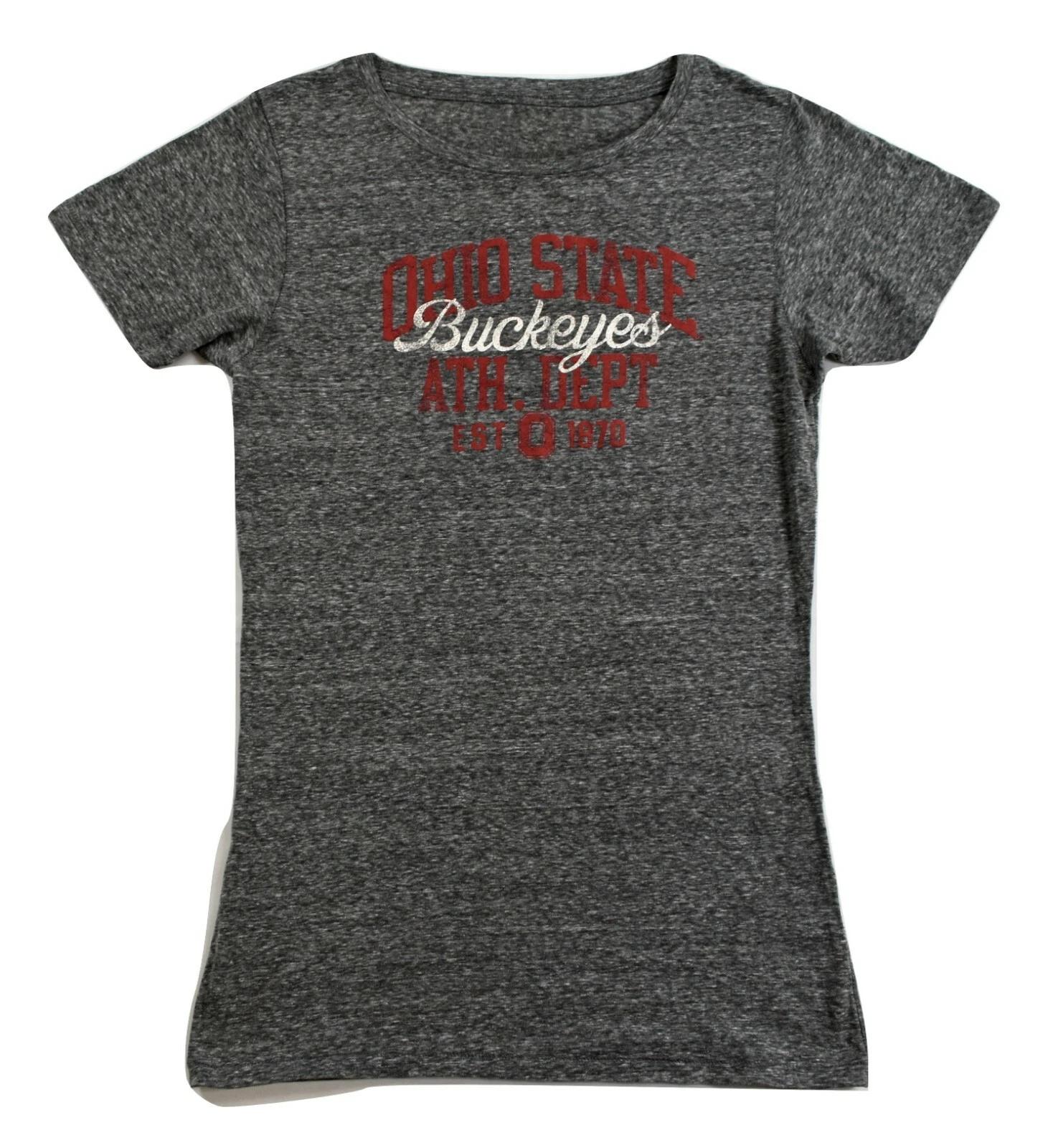 J America Juniors Ohio State Buckeyes Ath. Dept. Gray Shirt New M M