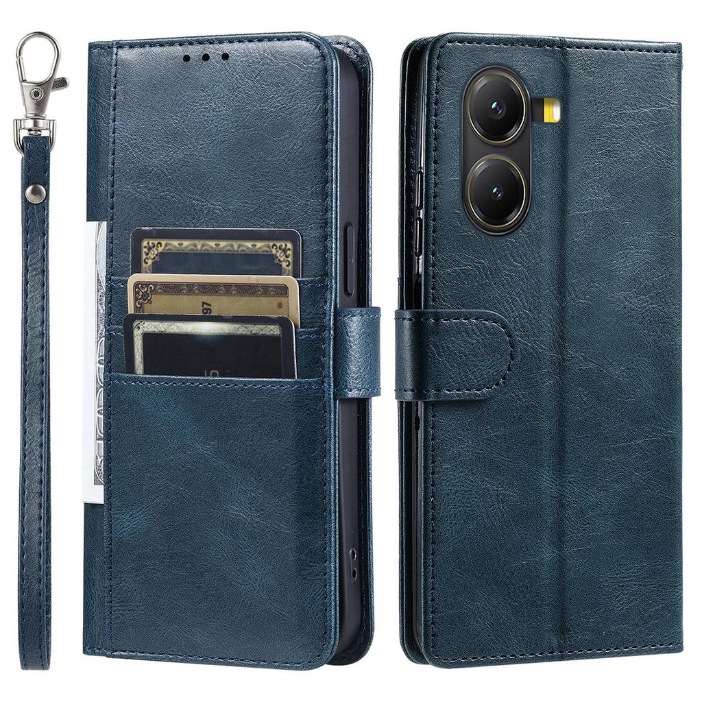 Cover for Xiaomi POCO X7 Pro 5G,M7 4G Retro PU Leather Flip Wallet Phone Case Multi Card Slots