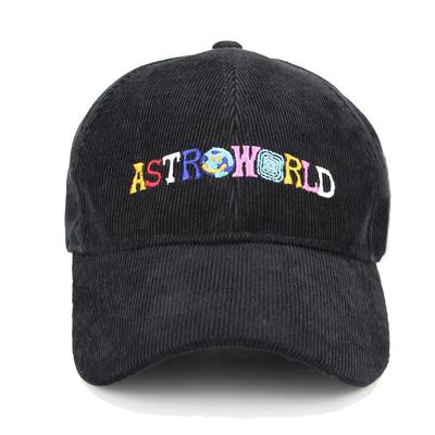 Frühling Herbst Cord Baseball Caps Unisex Frauen Vintage ASTROWORLD Brief Gestickte Hut Unisex Einstellbare Snapback Hip Hop Hüte