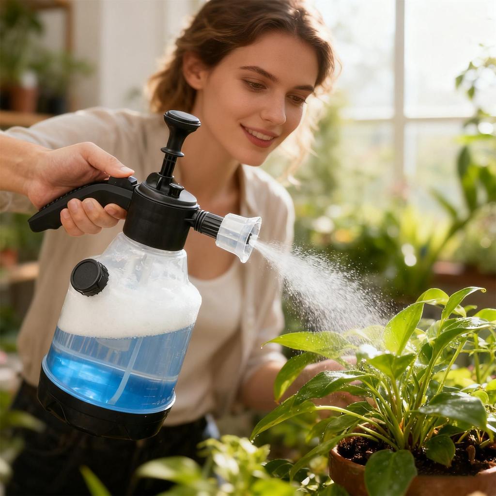 Foam Spray Bottle 3L Garden Hand Pump Pressure Sprayer Spray Bottles For Cleaning For Car Detailing Outdoor Watering Flower Care