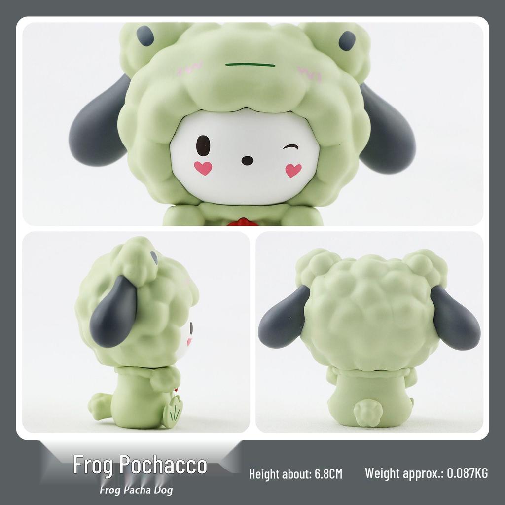 8th Gen Sheep Head Melody Blind Box Figure: Girly Cinnamonroll Kuromi Ornament for Women