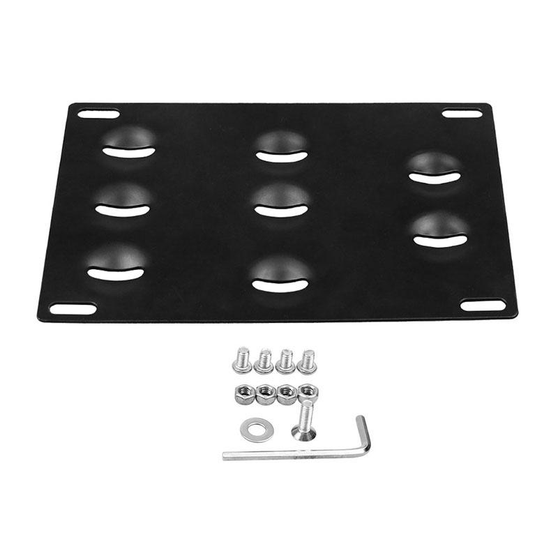 Mount License Plate Bracket Bumper Tow Hook For Mercedes C E S M Glk Gla Class