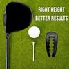 Adjustable Golf Tee Height Tool Precision Tee Height Setter for Consistent Swings Easy-to-Use Golf Precision Training Aid
