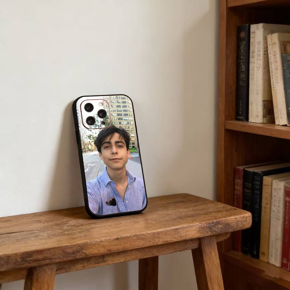Aidan Gallagher Phone Case For iPhone 17,16,15,14,13,12,11 Plus,Pro Max,XS,Soft Silicone Black Cover