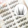Dense Look Clear Up Lashes Clusters Enlarge Your Eyes Elongated Eye Tail Fake Lashes Ideal for Cosplay and Costume Parties
