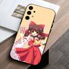 H-Hakurei Reimu T-Touhou Phone Case For Samsung Galaxy A73,A72,A71,A70,A53,A52,A51,Others Soft Black Cover