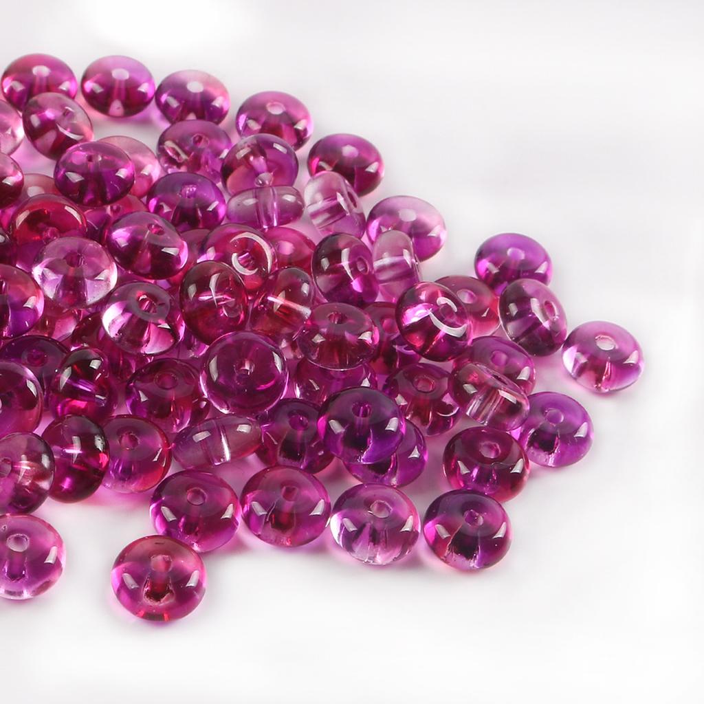 3X6Mm High-Quality Glass Rice Bead Abacus Loose Beads Diy Handmade Beaded Bracelet Necklace Jewelry Accessories