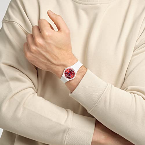 Swatch PUREST LOVE Valentine's Day Wristwatch SO28W109 White