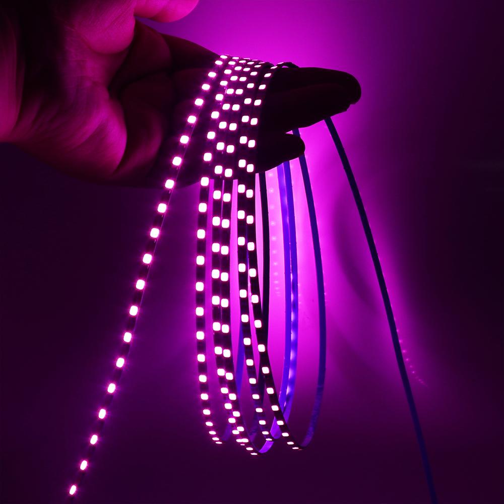 3mm Genişlik LED Şerit Işık DC 5V Esnek LED Bant 2835 120led/m Yapışkanlı LED Şerit Reklam Aydınlatması