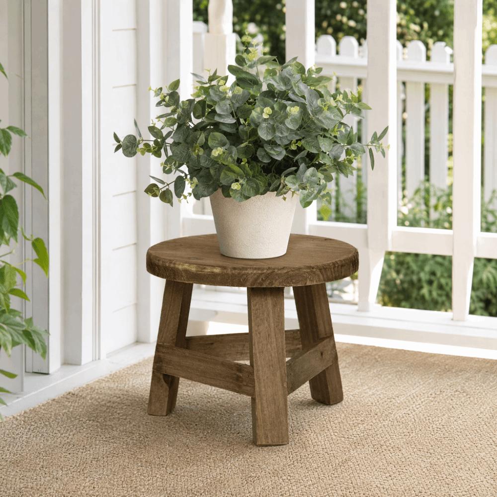 Mini Size Plant Stand Round Bonsai Rack Display Stand Succulent Plant Stand Living Room