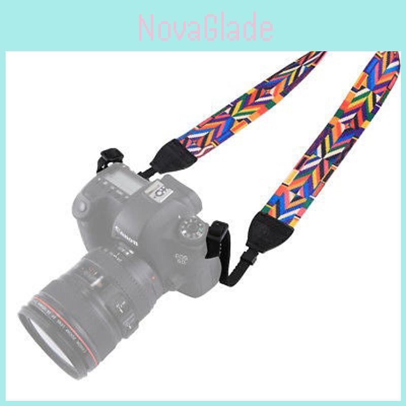 Vintage Ethnic Style Camera Shoulder Strap For Dslr Digital Cameras Fashion Photography Sling