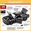 Alloy Challenger Simulation Srt Hellcat Model Toy With Function Lighting
