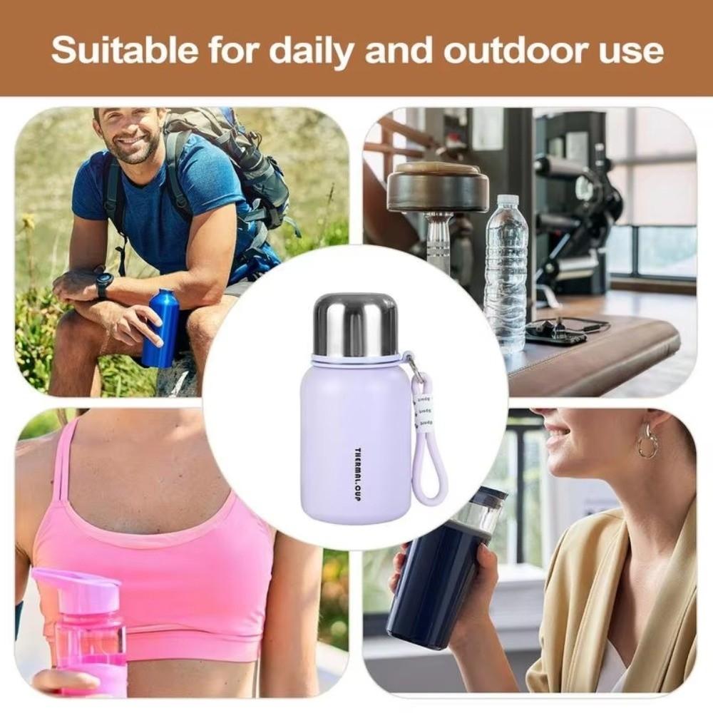 Portable Water Cup 450ML Tumbler New Insulated Bottle  Travel Use