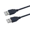 Datový kabel Vysokorychlostní přenosový kabel se stabilním výstupem bez ovladače USB 2.0 A na mužský a mužský datový přenosový kabel pro radiátor