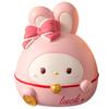 Looping Rabbit Piggy Bank Girl Birthday Gift Can Be Stored Ornaments with Glue Can Be Extracted Creative Cartoon Anti-fall Piggy Bank Decoration