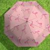 1ks Růžový plameňák Vzor Design deštníku Automatické otevírání a zavírání Deštník, Vysoce kvalitní Cestovní deštník, c1128041