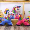 50cm Unicorn Themed Throw Pillow Rainbow Horse Soft Plush Toys Sofa Cushion Unicorn Birthday Gifts For Friends