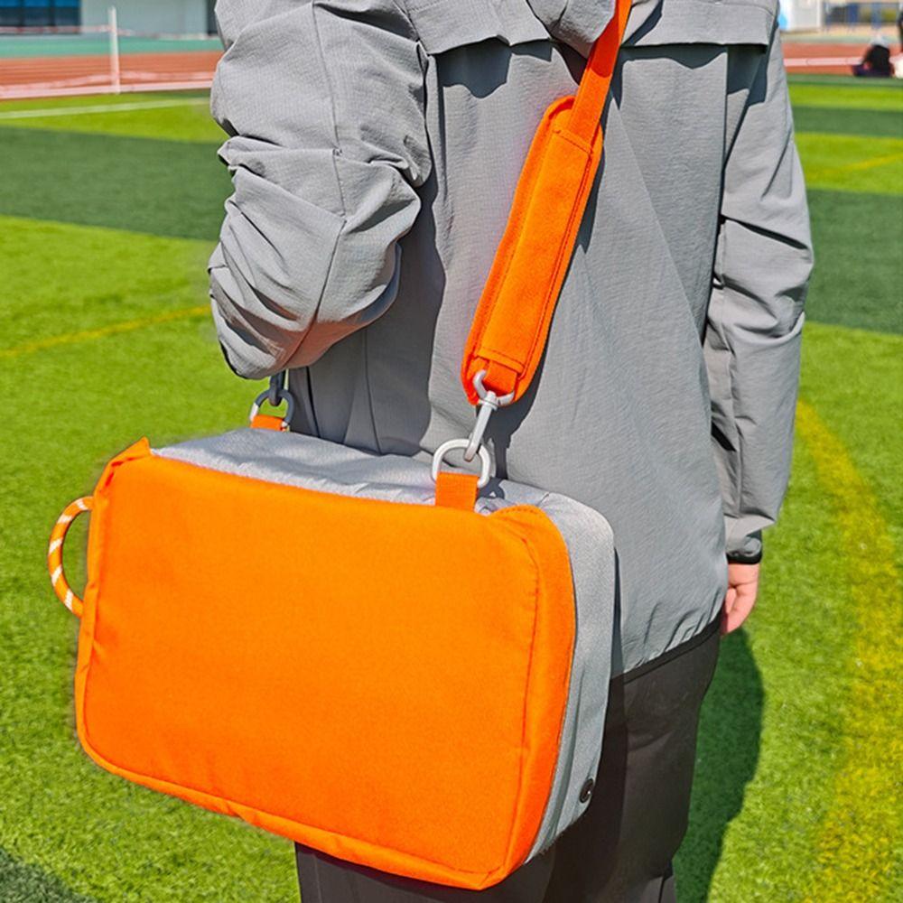 Single Shoulder Portable Shoe Bag Cuboid Shape Nylon Shoe Crossbody Bag  Outdoor