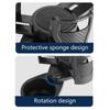 Car Drink Beverage Storage Solution Flexible Adjustment Carbon Fiber Look 360 Degree Rotating Base for Frequent Drivers