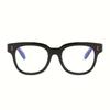 2PCS Women's Retro Black Frame Fashionable Glasses with Lightweight and Durable Frame Suitable for Both Men and Women