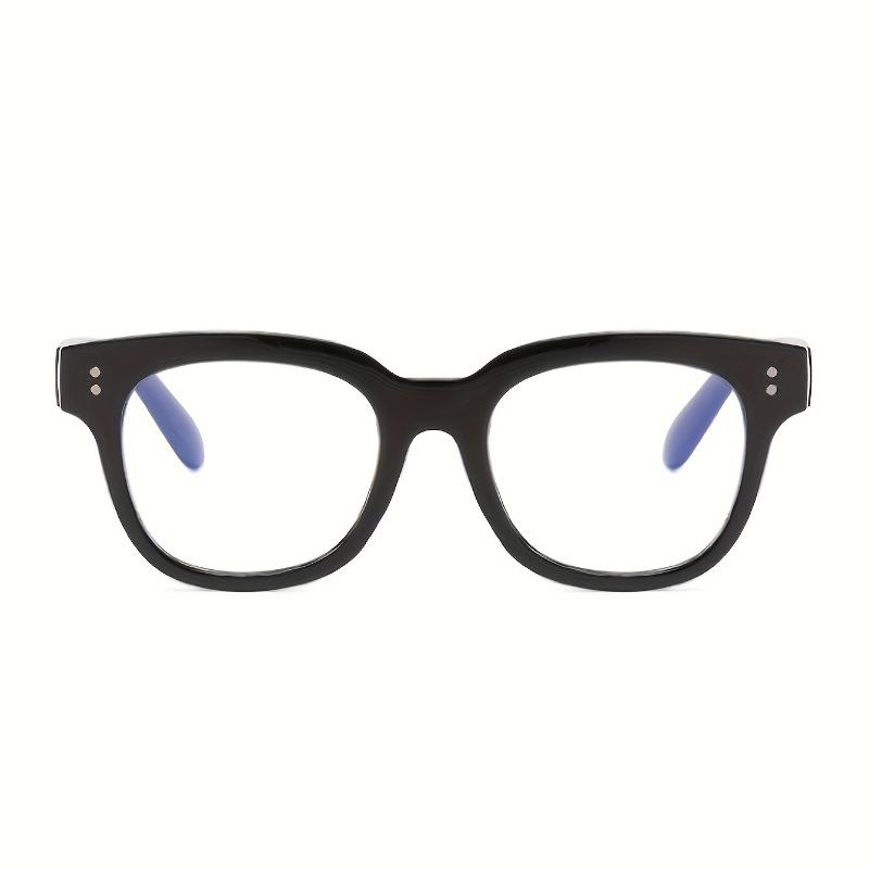 2PCS Women's Retro Black Frame Fashionable Glasses with Lightweight and Durable Frame Suitable for Both Men and Women
