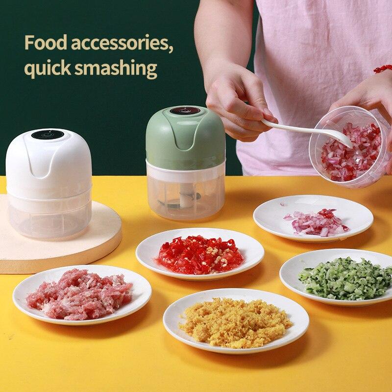 Cheap Electric Food Chopper Garlic Crusher Meat Grinder Mini Garlic