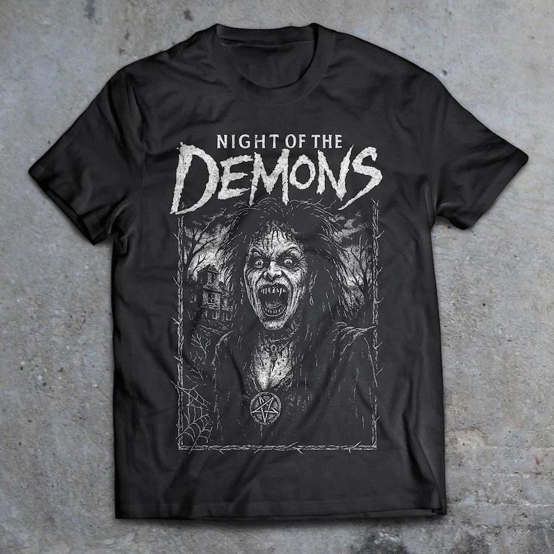 

Devil s Night 80s Horror Movie Shirt. Lost Boys T-shirt Men s T-shirt Four Seasons Unisex Pure Cotton Casual Fashion Streetwear 4XL