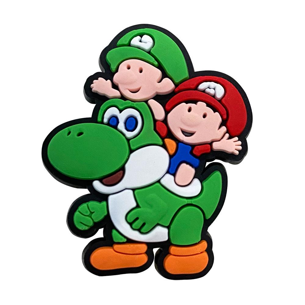 Super Mario PVC Shoe Charms - Fun DIY Rubber Buckles for Crocs Decor 5