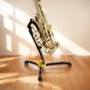 Alto Tenor Saxophone Stand Metal Folding Saxophone Stand Adjustable Professional Sax Rack Wind Instrument Accessories