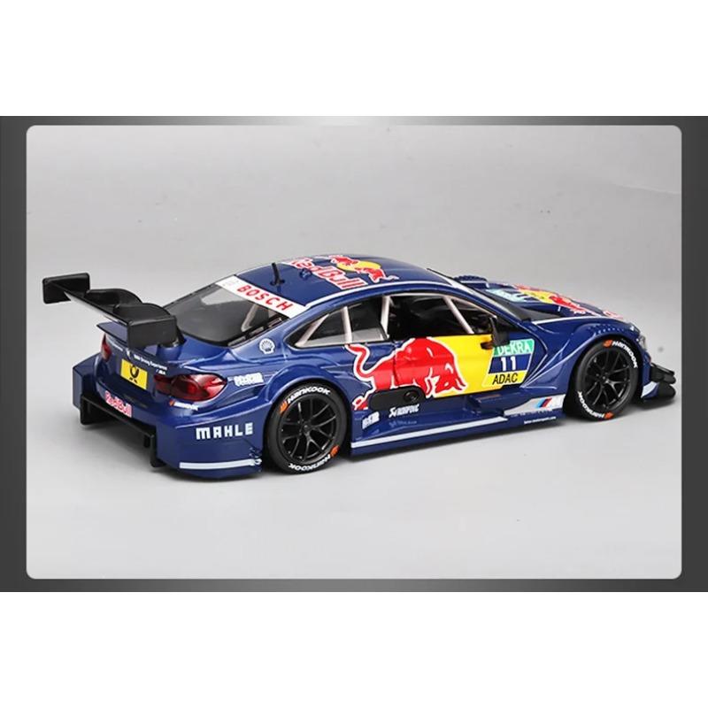 1/24 Scale BMW M4 GT3 Red Bull Co-brand Alloy Sports Car Model Diecasts Metal Racing Vehicles Car Model Sound and Light Kids Toys Gift