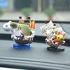 7cm Anime One Piece Schiff Figur Luffy Modell Spielzeug Super Süß Mini Boot THOUSANDSUNNY Going Merry Zusammengebautes Modell Actionfigur