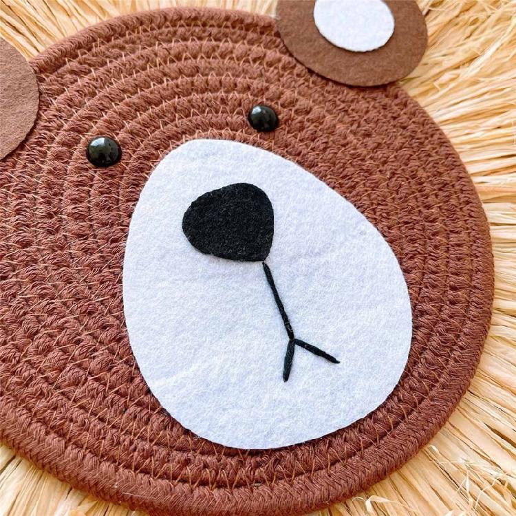 Cartoon Woven Wall Hanging Handmade Raffia Home Children Room Decor Bohemian