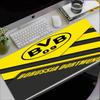 Borussia Dortmund Thema Mauspads, Rutschfeste Gummiunterseite, Multifunktionales Büro- & Wohnaccessoire, Perfekt zur Personalisierung des Arbeitsplatzes.
