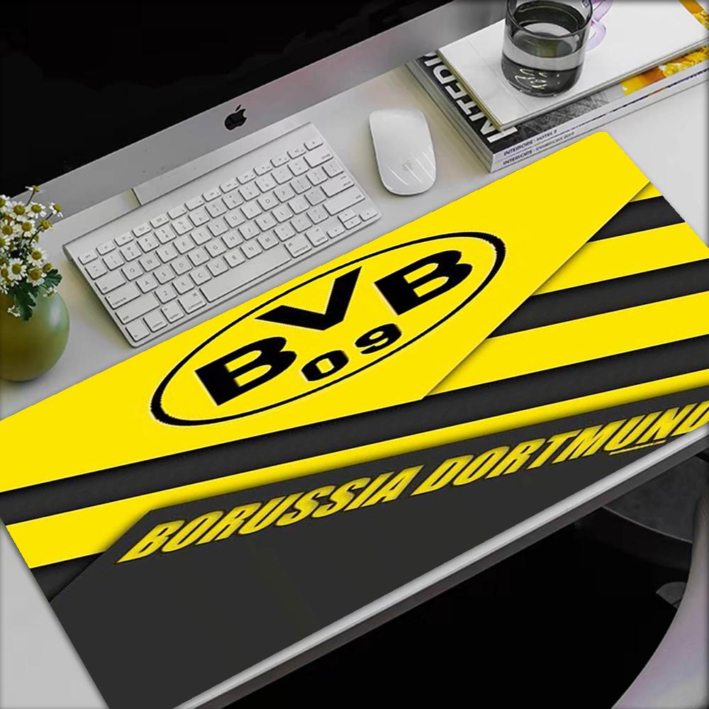 Borussia Dortmund Thema Mauspads, Rutschfeste Gummiunterseite, Multifunktionales Büro- & Wohnaccessoire, Perfekt zur Personalisierung des Arbeitsplatzes.