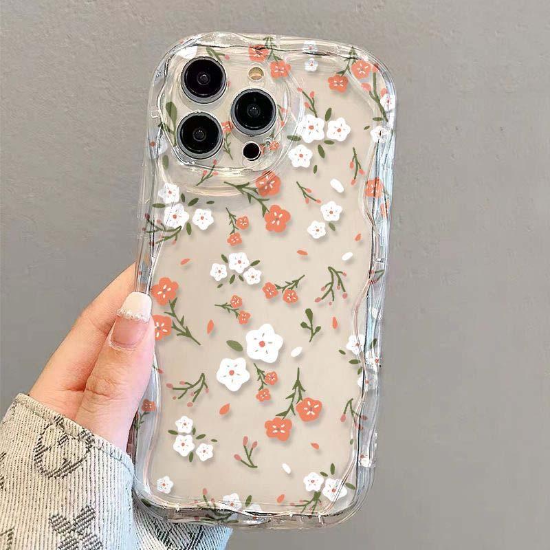 Tulip Flower Floral Case For Samsung Galaxy A34 5G A55 A35 S22 Ultra S24 S23 A54 A53 A52 A14 A13 Cover Funda Soft Transparent