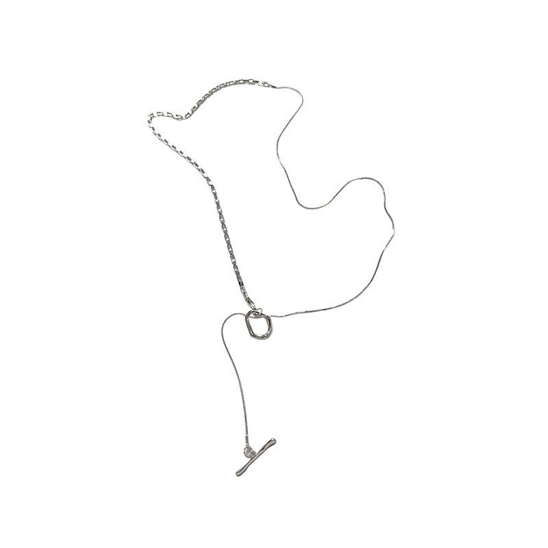 Trendy High-End Schnallenkette für Damen: Schickes Herbst/Winter Accessoire, Einzigartige Lange Pullover Kette A52