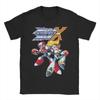 Megaman X Tshirt Men's Cotton Tops Retro  Round Neck Short Sleeve